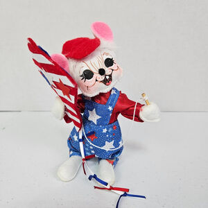 Annalee Patriotic Boy Mouse With Kite 2017 Whimsical Holiday Decor 4th of July